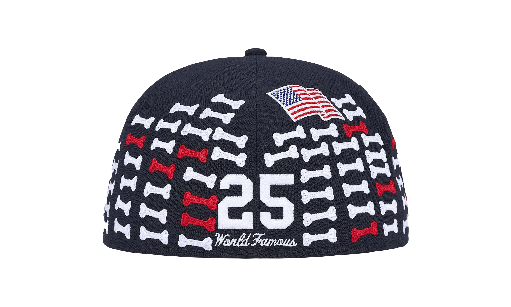 Bones Box Logo New Era 59Fifty Fitted Hat "Navy" SU26346