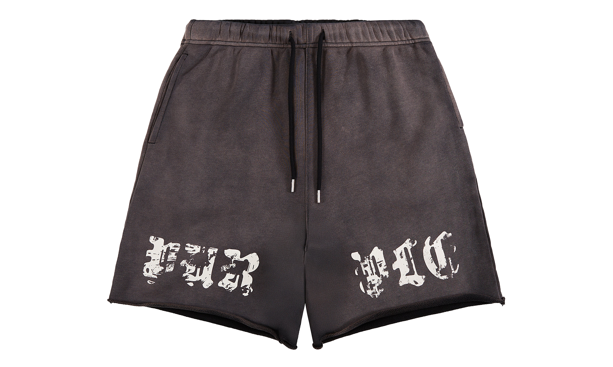 Worn Gothic Sweatshort "Black" P446 HWSP226