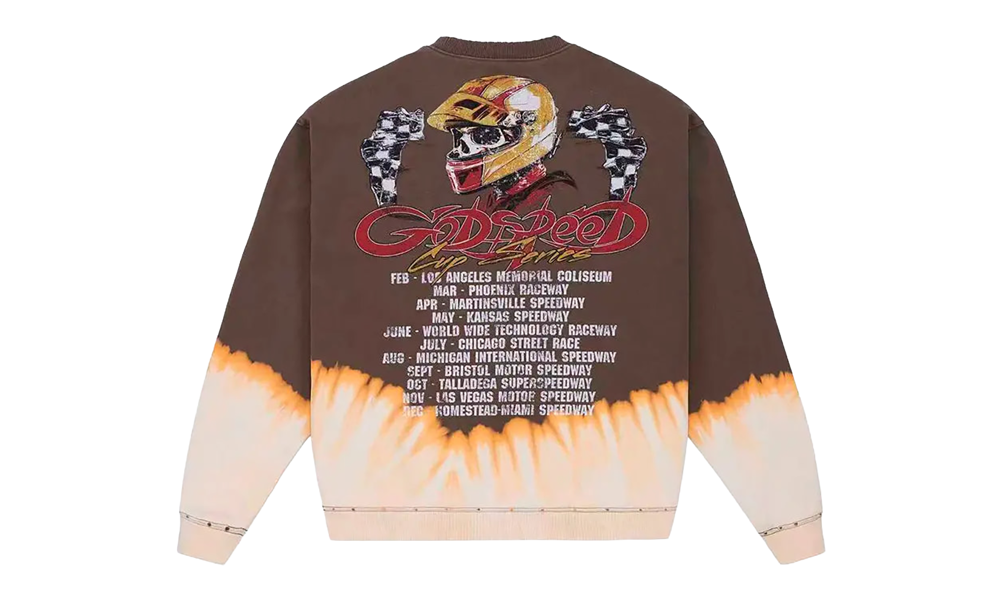 F.T.W Sweatshirt "Brown Bleached Wash" GS107