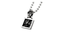 FRAMED CH PLUS CHARM & Ball Chain "Silver" CHRM0732