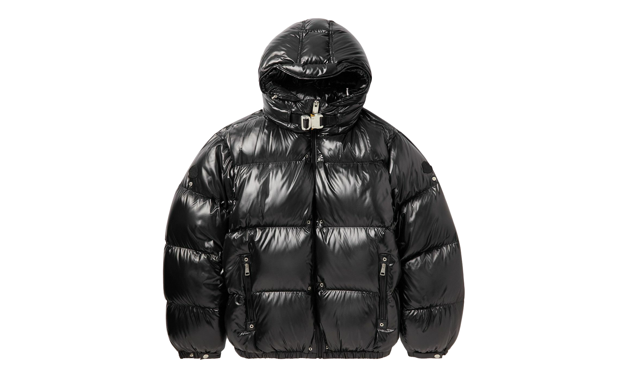 Moncler 1017 ALYX 9SM Almondis Shell Hooded Down Jacket "Black" MON28