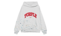 Crackle Paint Hoodie "Heather" P401 MFGS325