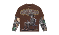 Gone Fishing Layered T-Shirt "Brown" MAGBEUK7