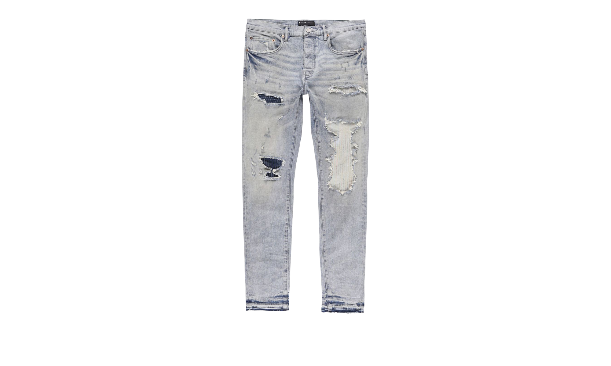 LIGHT INDIGO STITCH PATCH REPAIR "Blue" P001 INSR422