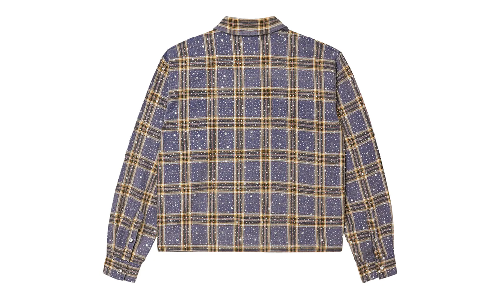Moonlight Rhinestone Flannel "Purple" 10064273