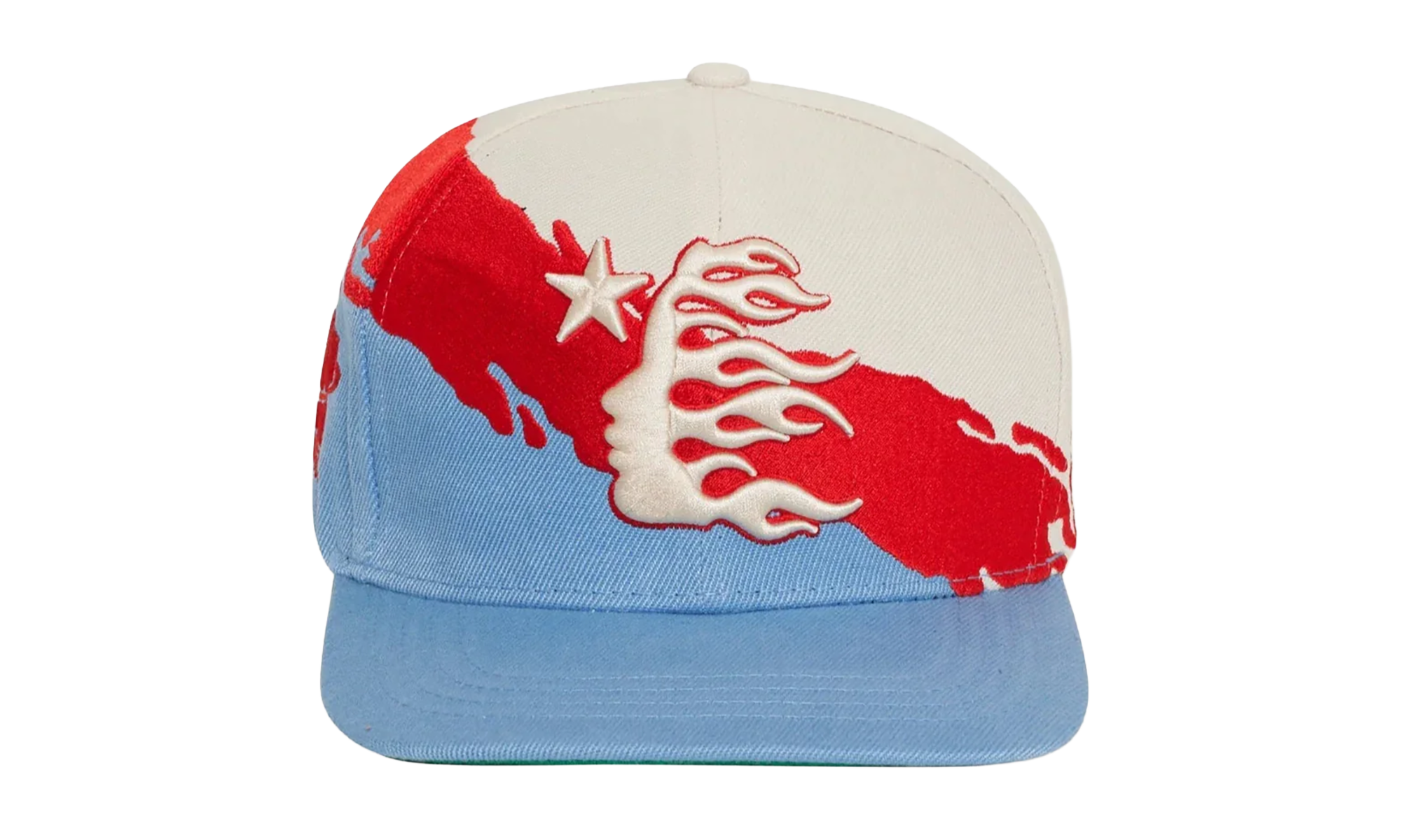 Paintbrush Snapback Hat "Red / Blue" HSR214