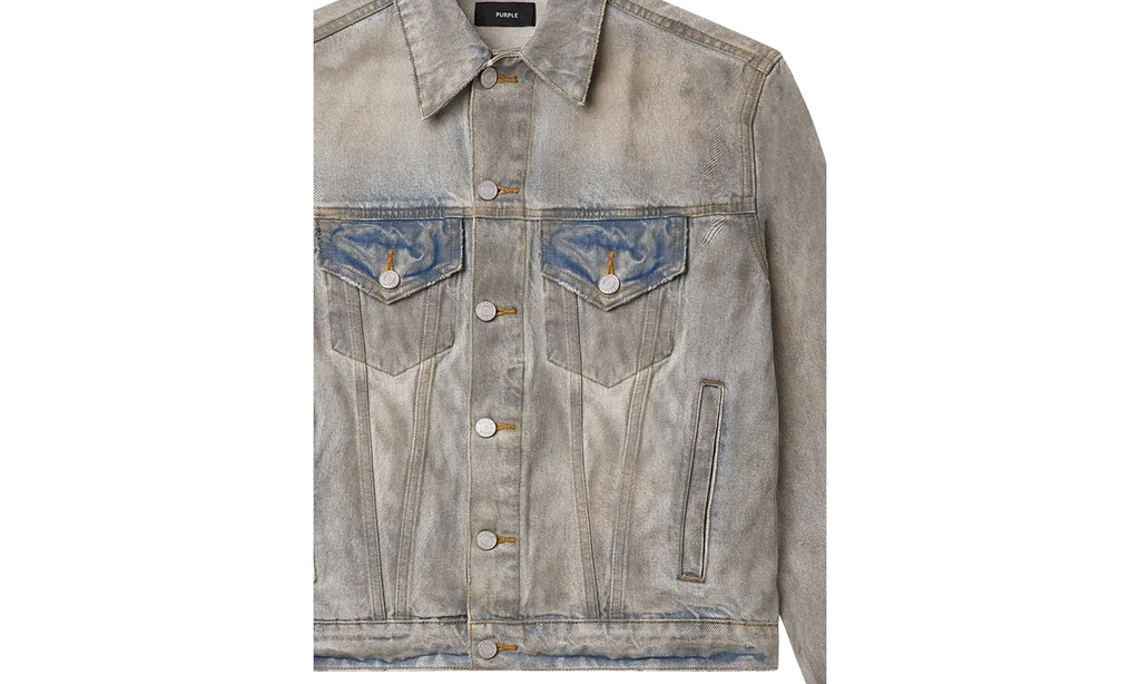 Arcilla Dirty Denim Jacket "blue" P056 ACDJ425