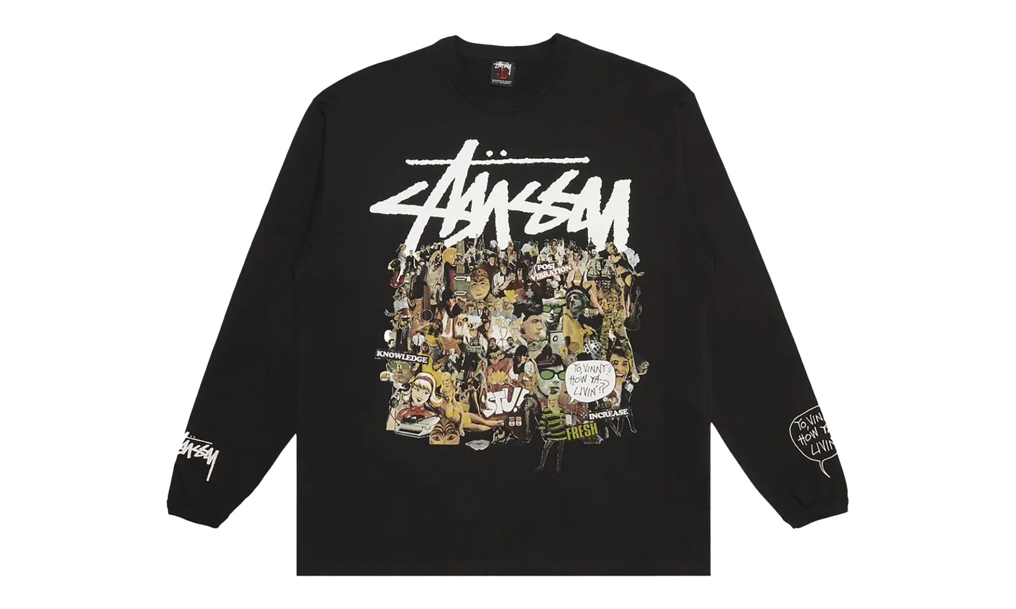 Gear Yo, Vinny How Ya Livin'?? Long-Sleeve "Black" STUS314