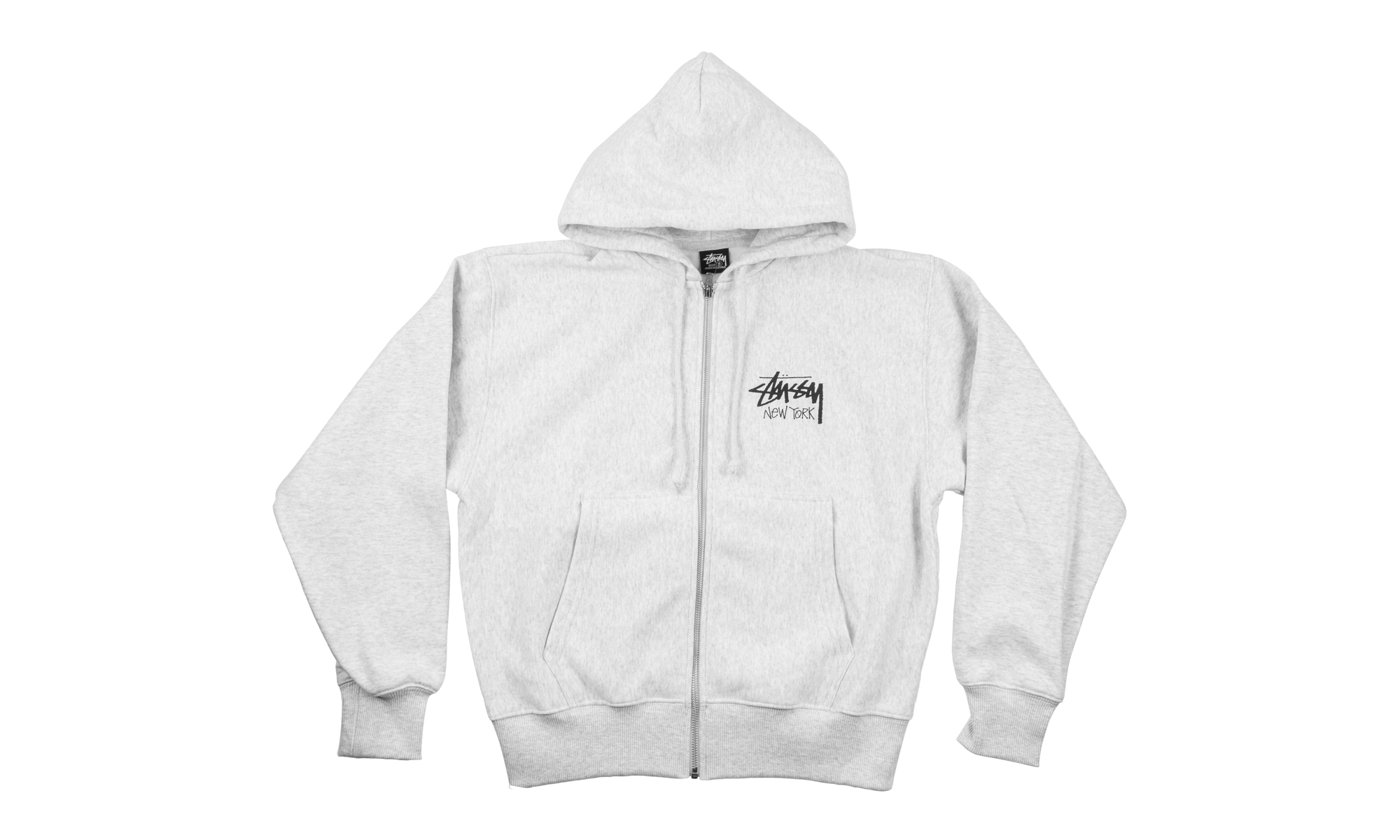 New York Chapter Hooded Zip "Ash Heather" STUS348