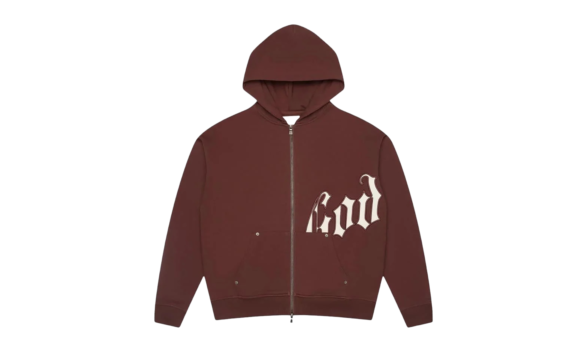OG Logo V2 Hoodie "Brown / White" UL4CBOAW