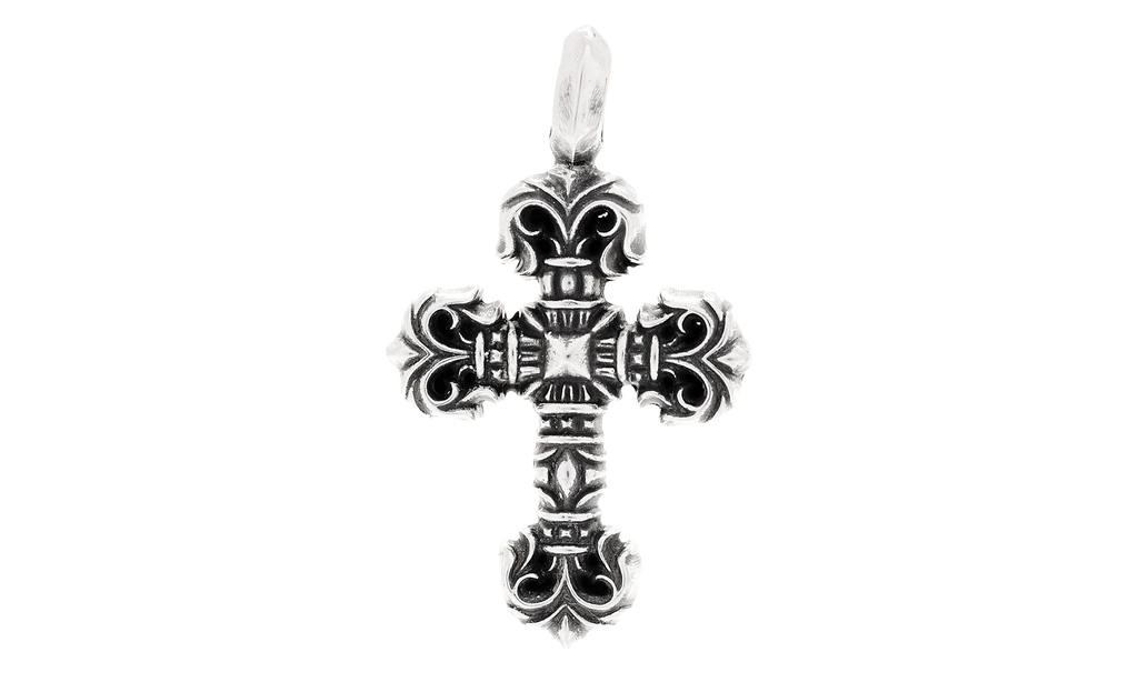 Filigree Cross Pendant "Extra Small - Sterling Silver" CHRM0795