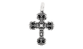 Filigree Cross Pendant "Extra Small - Sterling Silver" CHRM0795