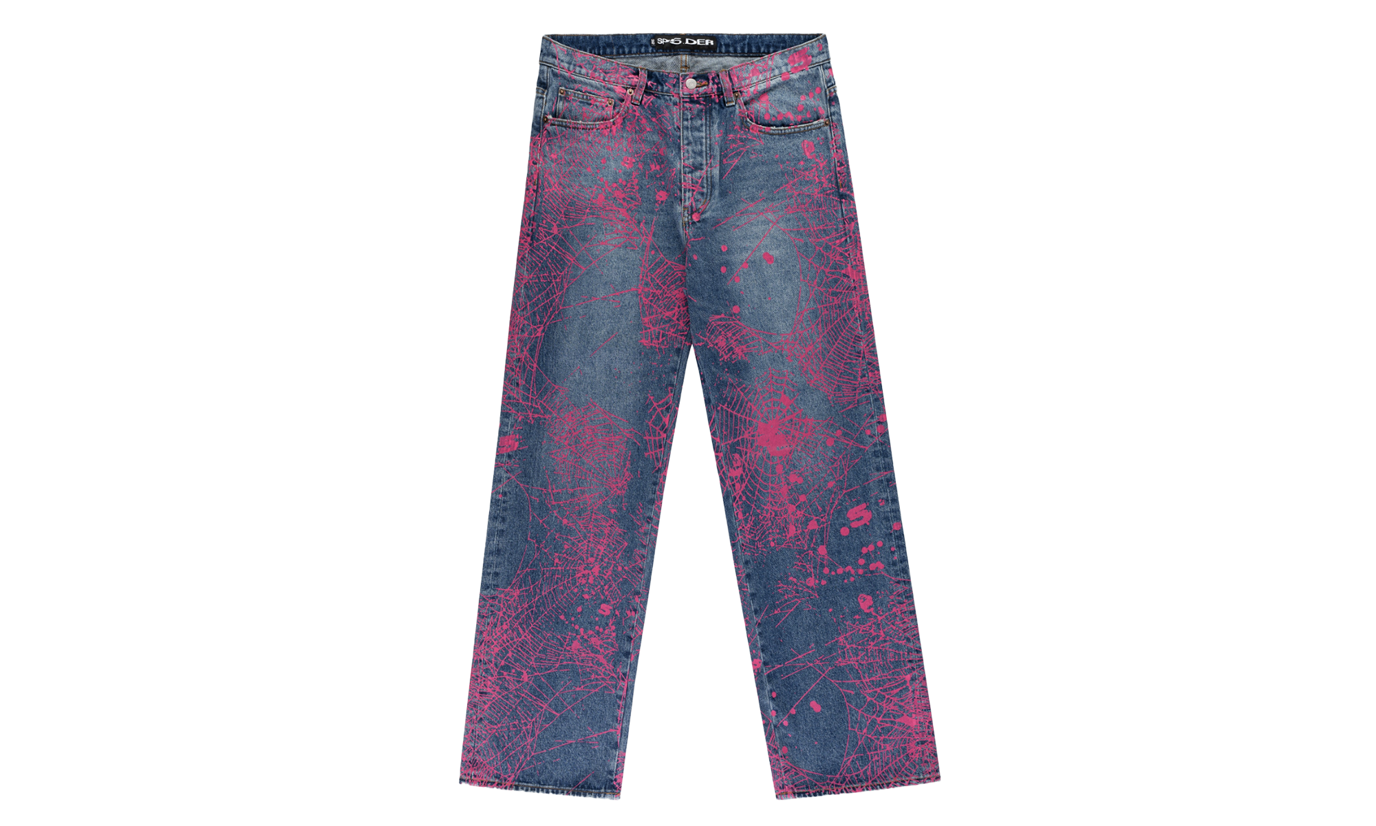 V2 Web Denim Jeans "Pink" SP5der134