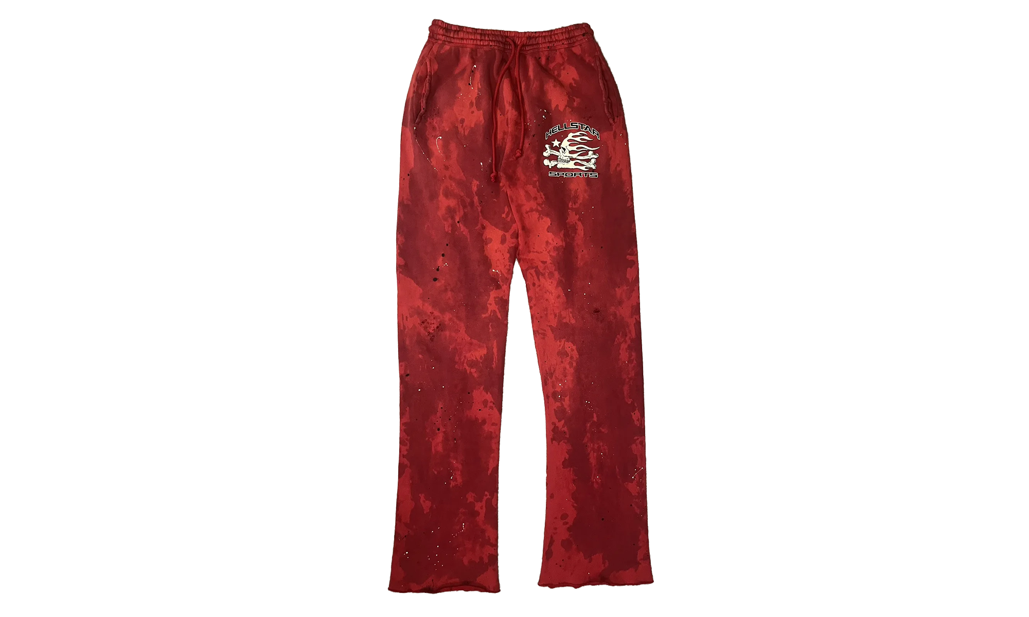 Sports Lava Wash Tie-Dye Sweatpants "Red" HSR151