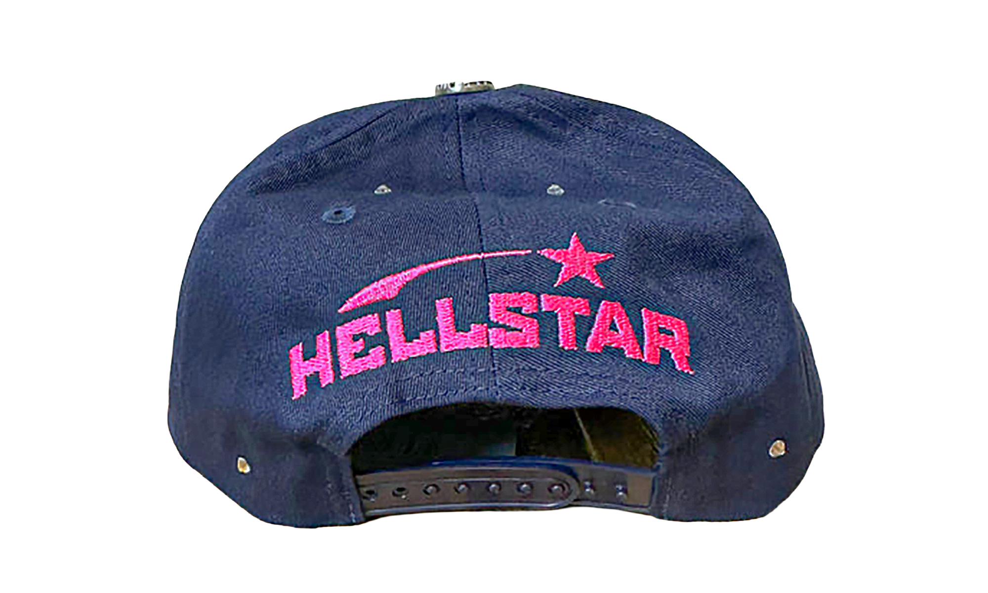 OG Logo Rhinestone Fitted Hat "Navy / Pink" HSR129