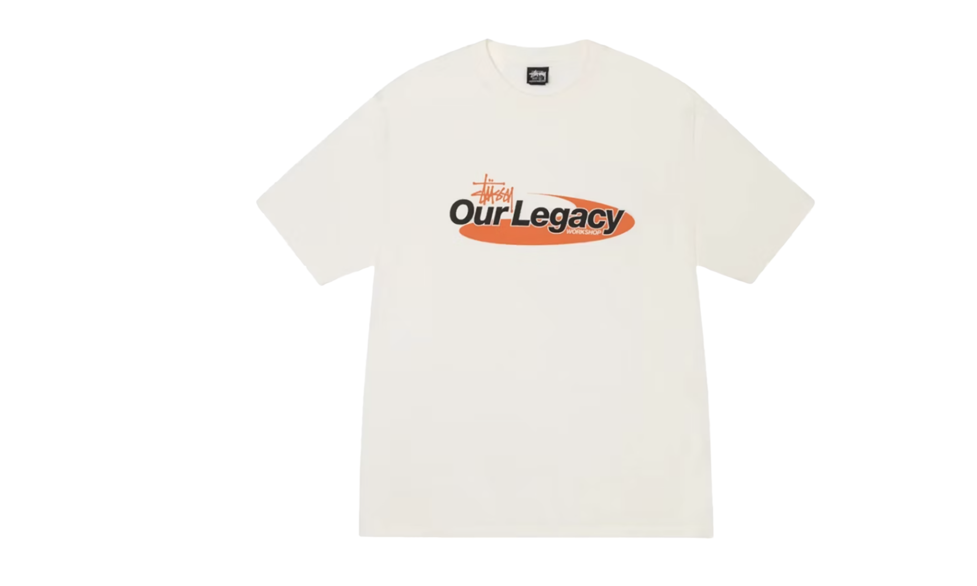 Work Shop Swirl Pigment Dyed Tee "Stussy x Our Legacy - Natural" STUS48
