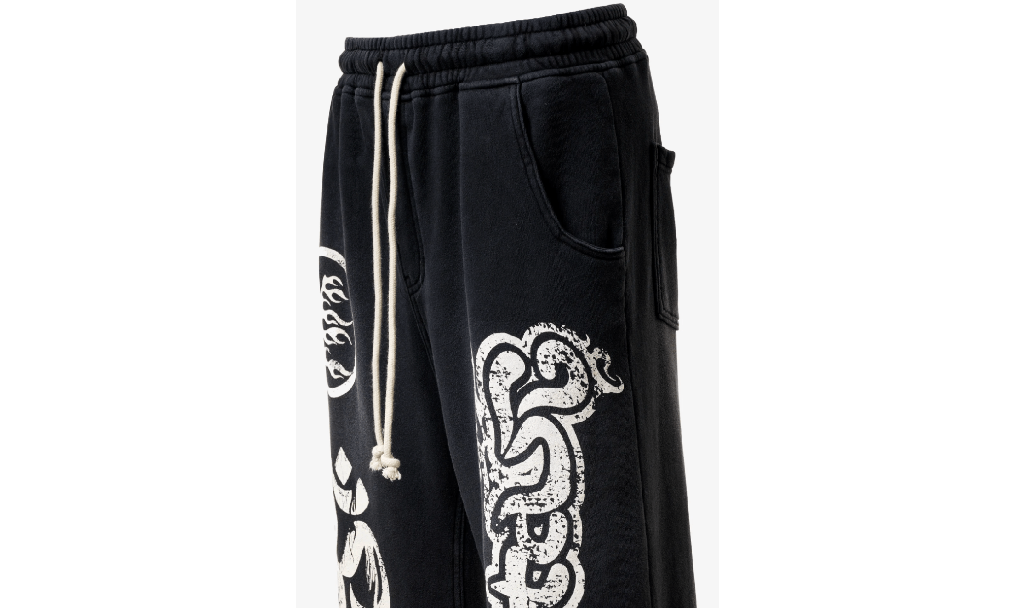 YOGA REMIX SWEATPANTS (BELT LOOP FIT) "Black" HSR169