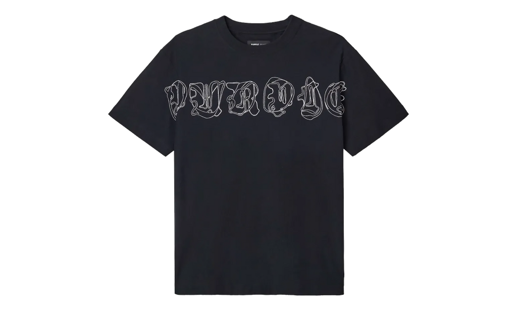 Logo Print Cotton T-Shirt "Black" P104 TBGO425