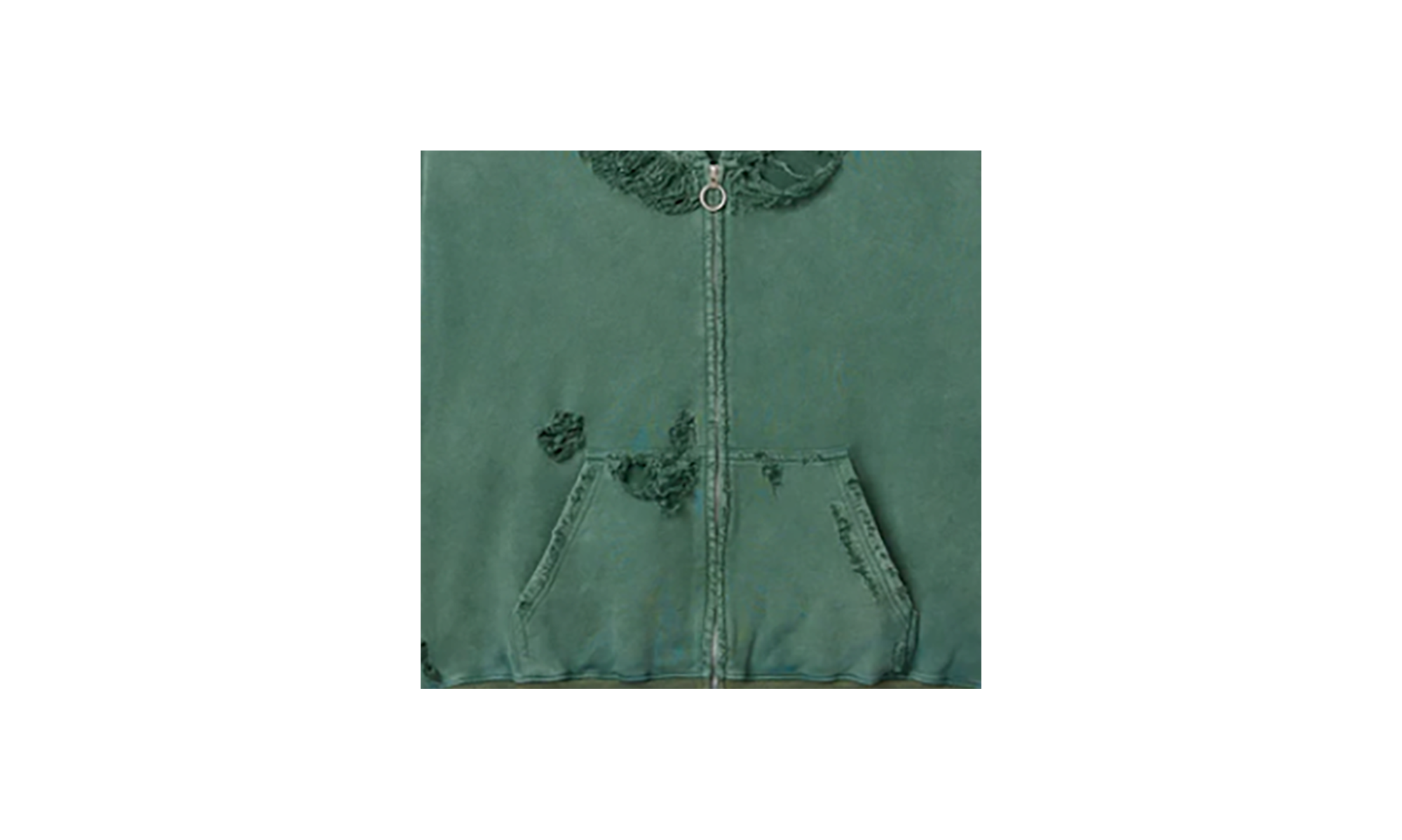 Destroyer Zip Up Hoodie "Pine" VAL15