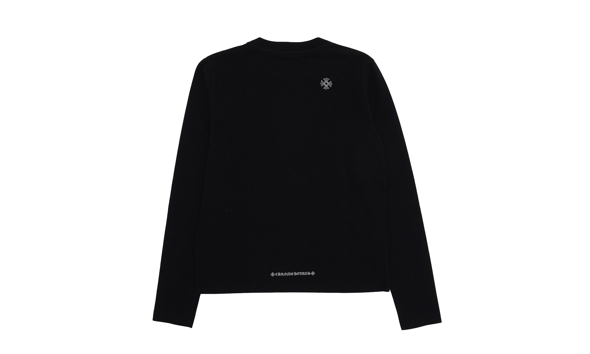 Heavyweight Embroidered Dagger Long Sleeve T-Shirt "Black" CHRM0454