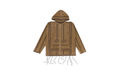 PERFORATED WHIP HOODIE "Mink/Charcoal" SS22MLH002