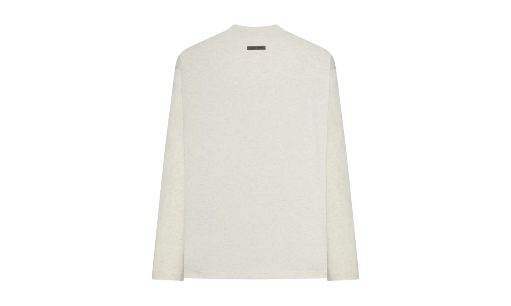 Embroidered Classic Long Sleeve Tee "Oatmeal Heather" 125HO254202F