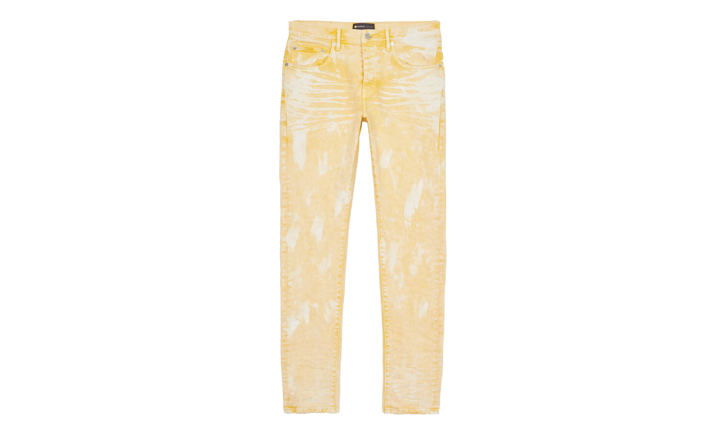 Low Rise Skinny Jeans "Bright Yellow/Hard Wax" P001 BYHW222