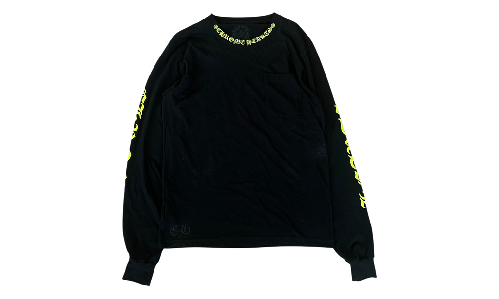 Neck Logo Longsleeve T-Shirt "Black / Yellow" CHRM0748