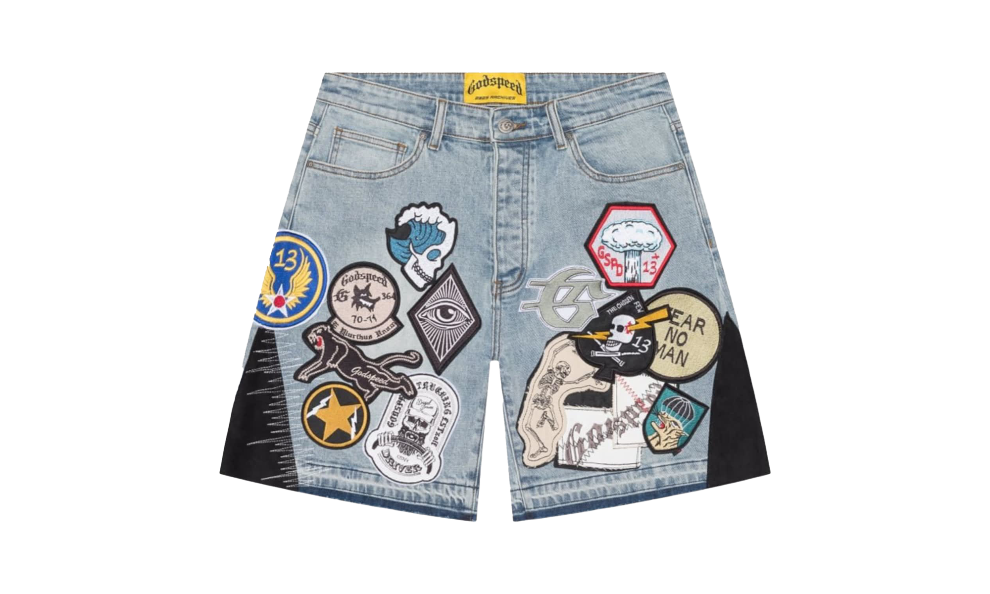 Patchwork Denim Shorts V2 "Blue" LBHCPK9I