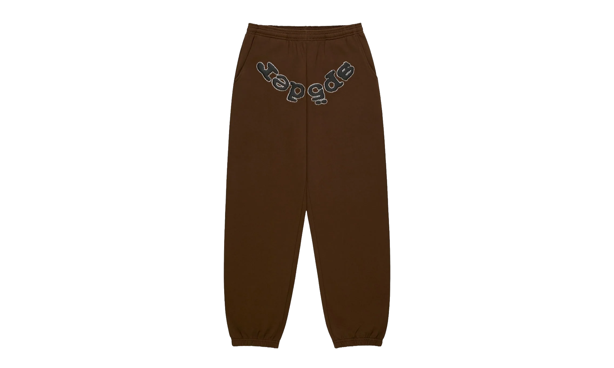 Rhinestone OG Logo Sweatpants "Brown" SP5der305