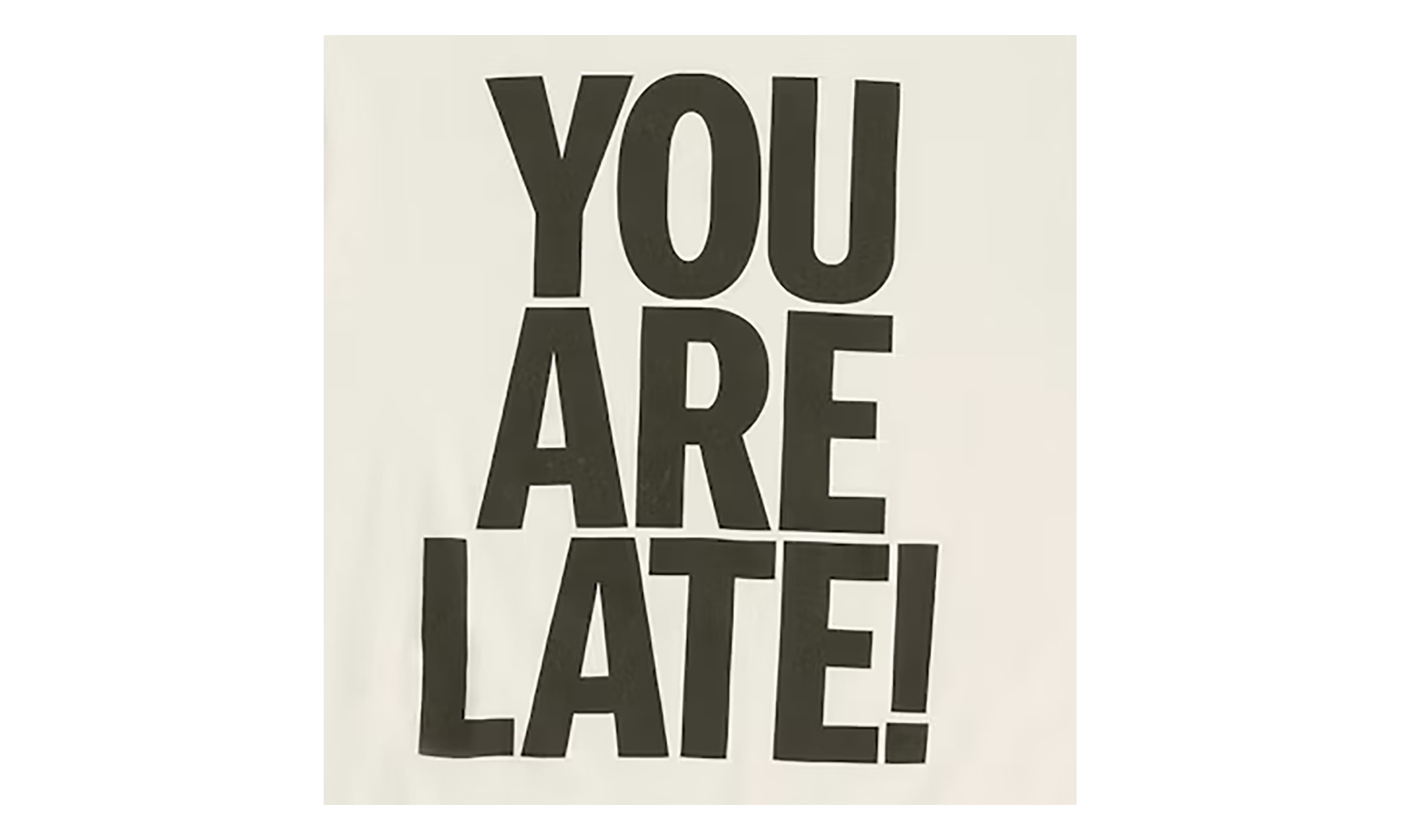 Atk You Are Late "White" GD085