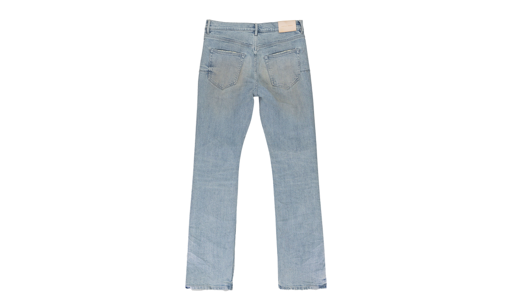 WORN LIGHT INDIGO FLARE "Blue" P004 WLIW823