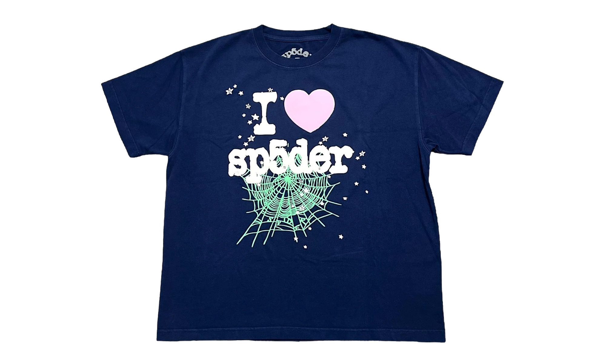 Souvenir Web Logo Short Sleeve Tee "Navy Blue" SP5der324