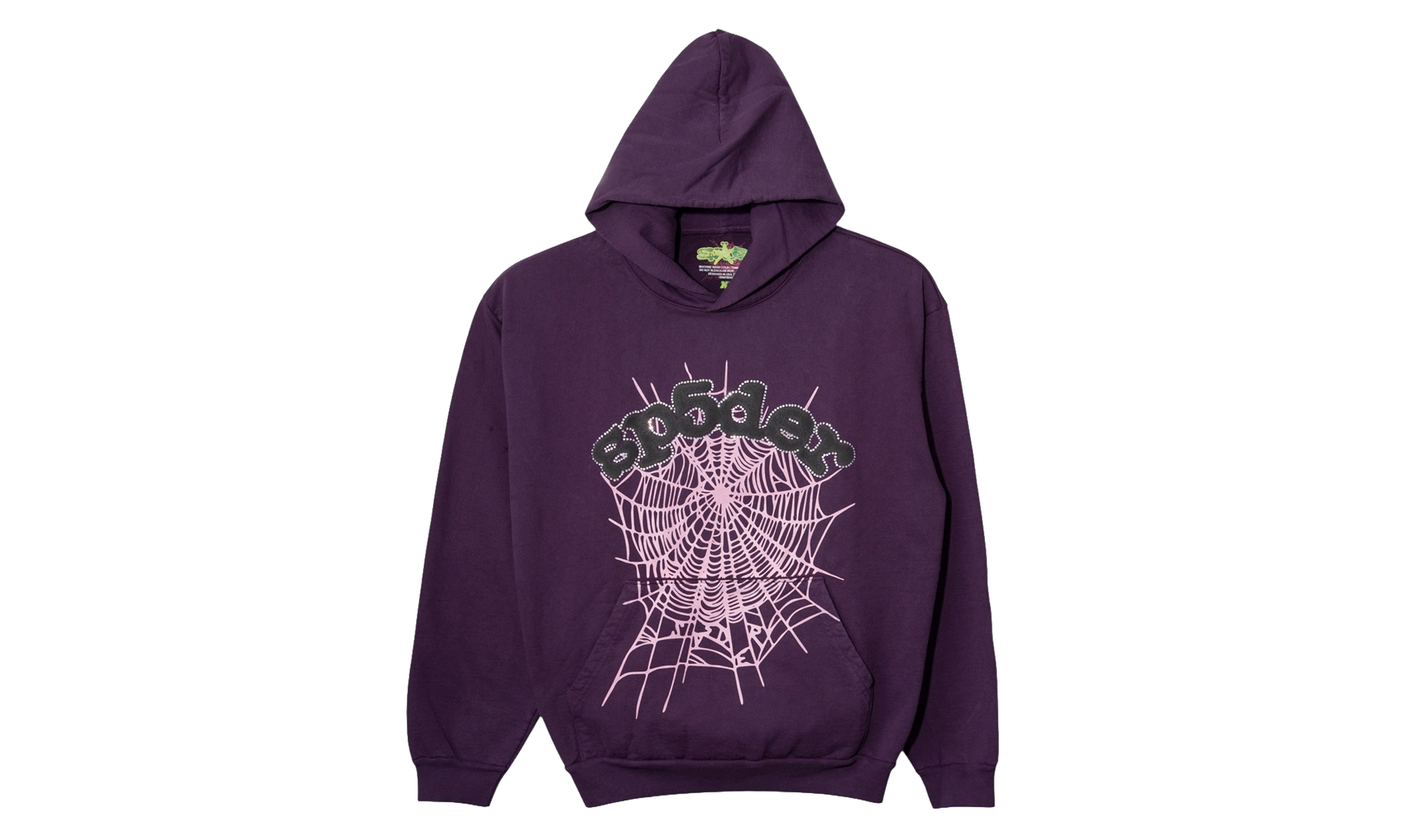 Crystal Websuit Hooded Sweatshirt "Purple" SP5der327