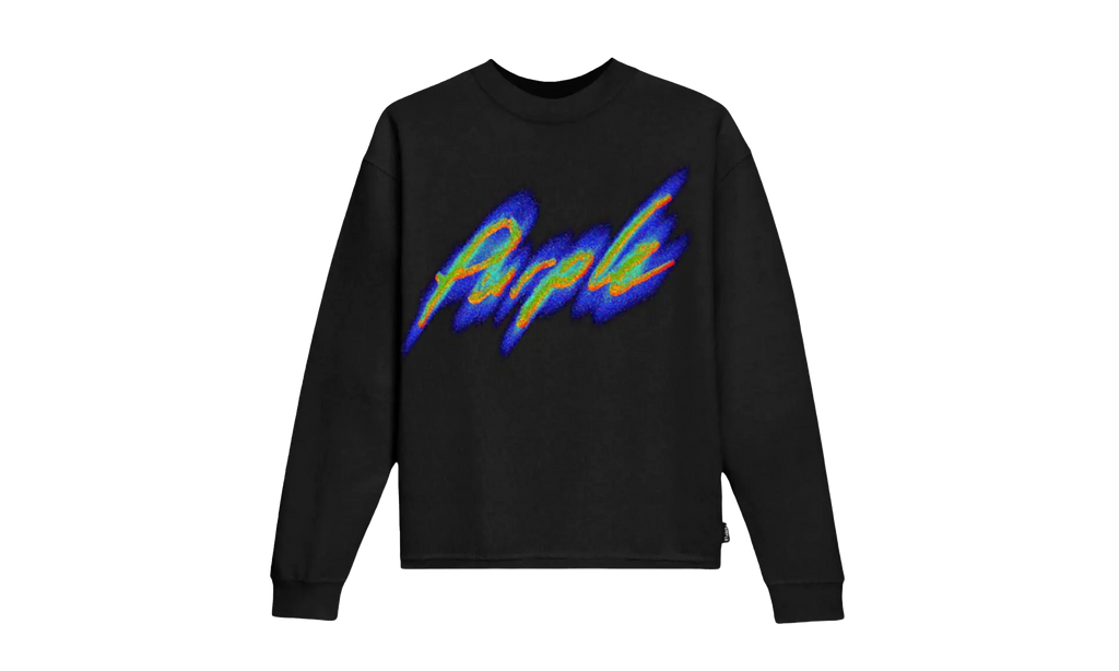 Textured Jersey Long Sleeve Tee "Black" P204 JBBS123