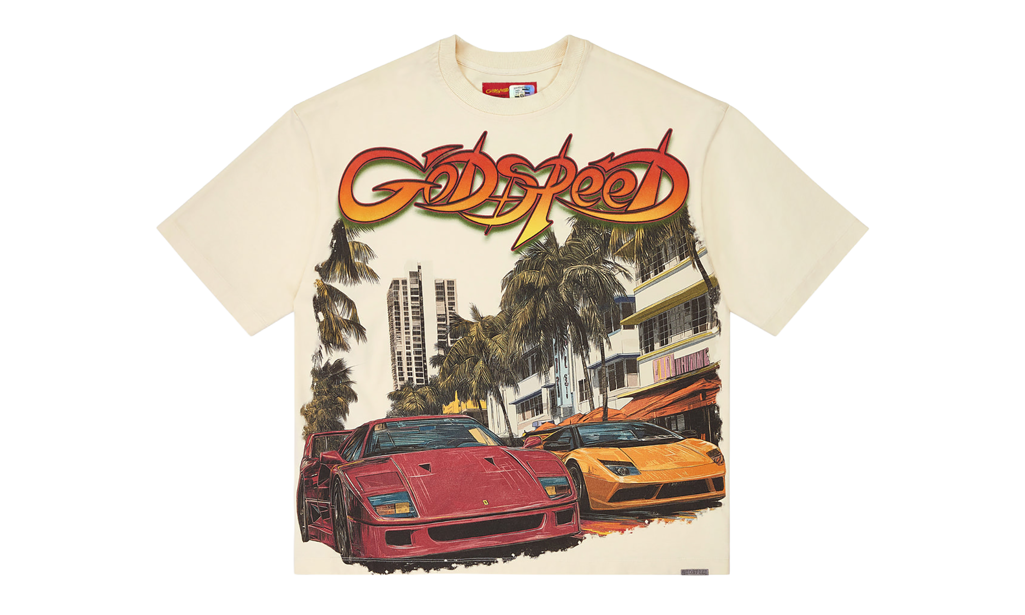 South Beach Drive Miami Superrun T-Shirt "Bone" GS100