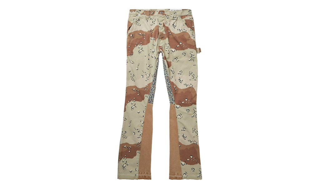 Chocolate Chip LA Flare Camouflage Trousers "Brown" LA 5365 FCHCH