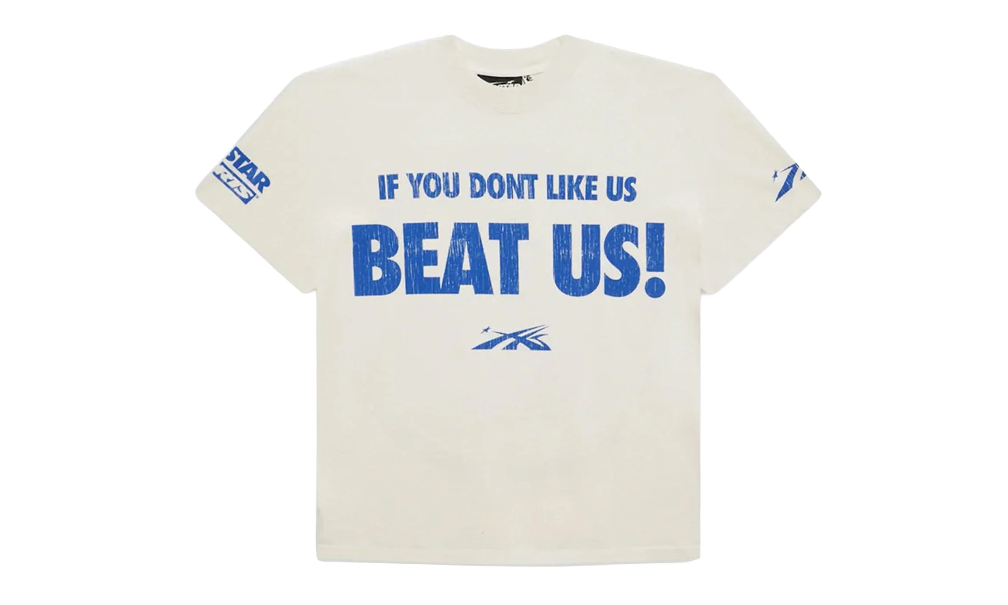 If You Dont Like Us Beat Us Sleeveless T-Shirt "White" HSR188