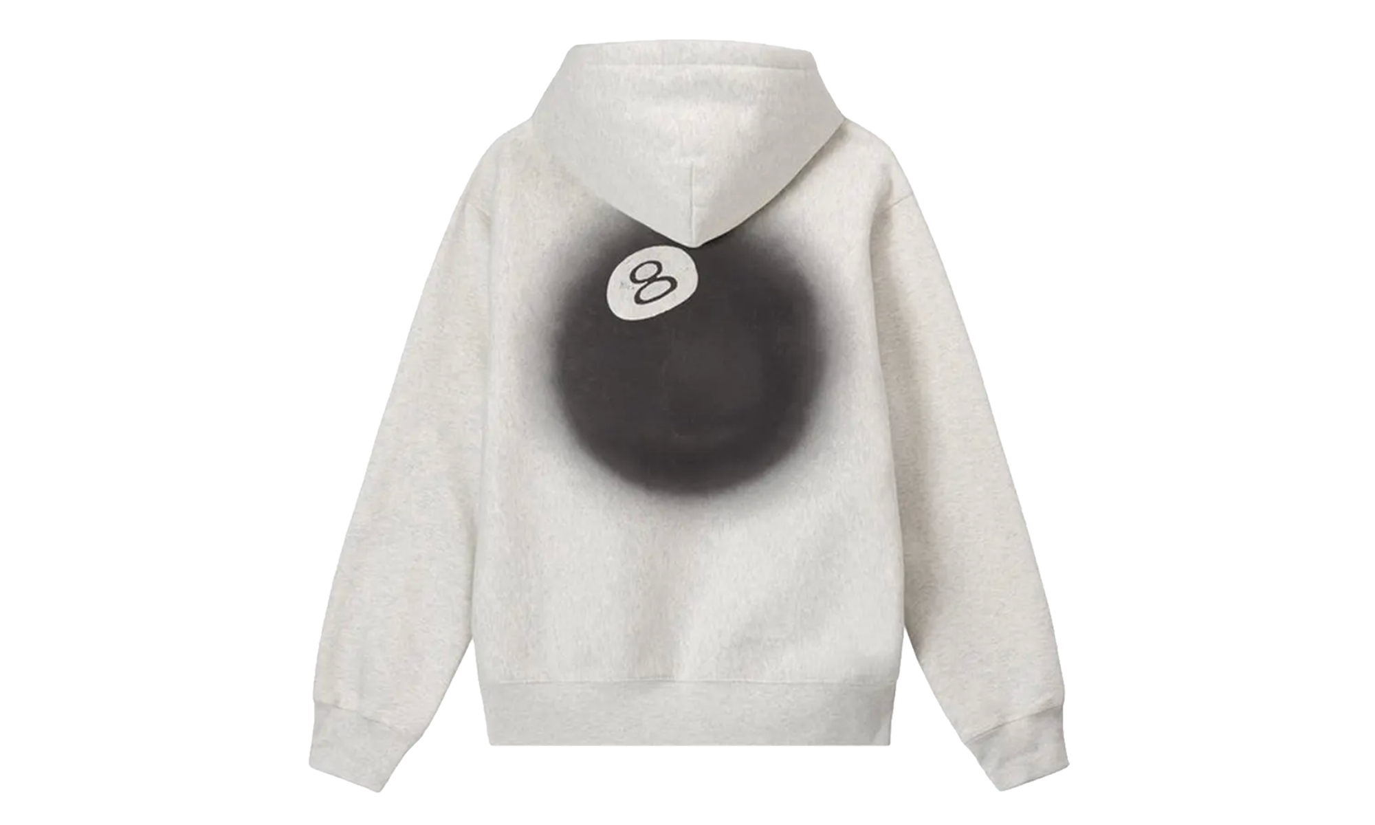 8 Ball Fade Hoodie "Ash Heather" STUS445