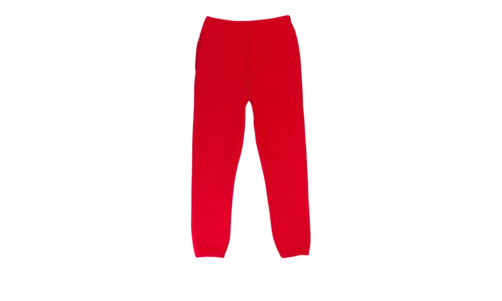 HWT FLEECE SWEATPANT "Red" P440 HRRP423