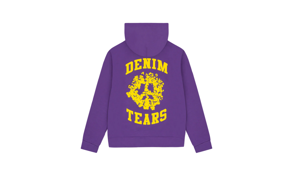 Denim University Zip Hoodie "Purple" DT198