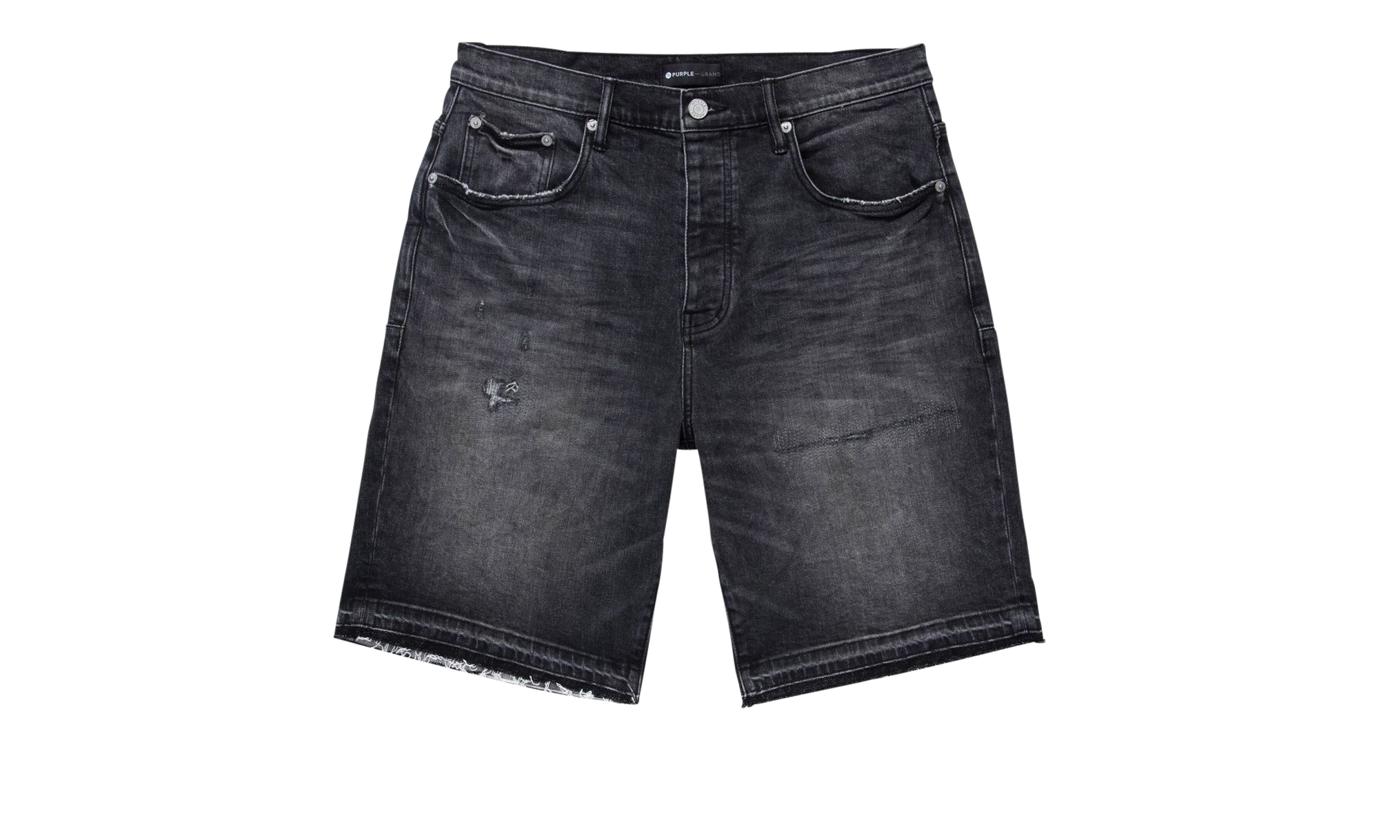 BLACK BLOWOUT RELAXED SHORTS "Black" P021 BBRH223